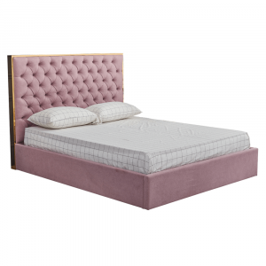Čalouněná postel Nina 180x200 - růžová Kalinda Postele MH2977570