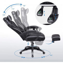 Černá kancelářská židle Michelin I  Kancelářské židle OBG77BG