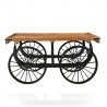 Odkládací retro vozík Wood Cart VÝPRODEJ  Stoly a stolky MH325W