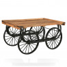 Odkládací retro vozík Wood Cart VÝPRODEJ  Stoly a stolky MH325W