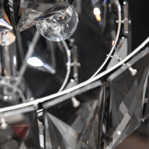 Luxusní lustr Dekor - ušlechtilá-šedá  Svítidla MH408240