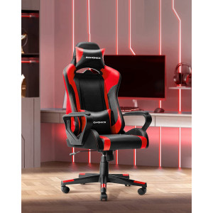 Ergonomická židle Alex červená umělá kůže  Kancelářské židle RCG011B01