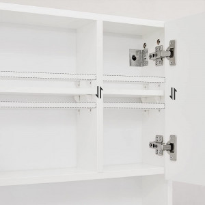 Koupelnová skříňka se zrcadlem VASAGLE - BBK122W01  Koupelnové skříňky BBK122W01