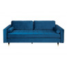 Sametová pohovka Velvet 220 cm modrá  Sedací soupravy 39844