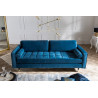 Sametová pohovka Velvet 220 cm modrá  Sedací soupravy 39844