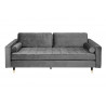 Sametová pohovka Velvet 220 cm šedá  Sedací soupravy 39846