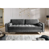 Sametová pohovka Velvet 220 cm šedá  Sedací soupravy 39846