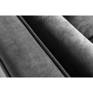 Sametová pohovka Velveta 220 cm šedá  Sedací soupravy MH398460