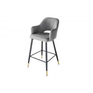 Barová židle Parise světlé šedá – sada 2 kusů  Barová židle MH415130