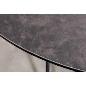 Kulatý jídelní stůl Elypse 120 cm keramika antracit  Jídelní stoly MH417100
