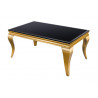 Konferenční stolek MODERN BAROCCO GOLD 100 CM černý  Konferenční stolky 42315