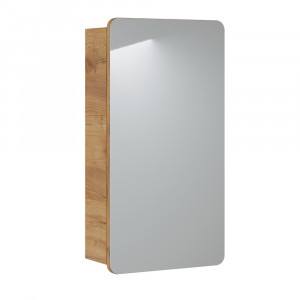 Zrcadlová skříňka Aruba zlatý dub 40 cm  Nástěnné skříňky ARUBA 842 -40CM FSC