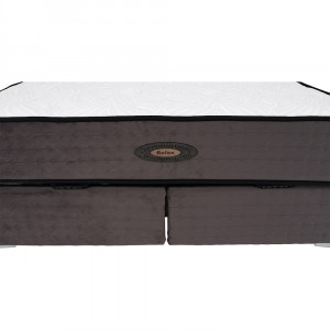 Moderní boxspringová postel Merisa 160x200 šedá  Boxspring postele MH03408730