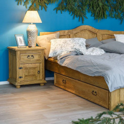 Dřevěný šuplík pod postel Corona 150cm - výběr moření Corona Úložné prostory pod postel MHSUF020