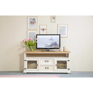 Dřevěný TV stolek Corona IX - výběr moření Corona TV stolky a komody MHRTV090