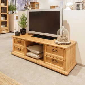 Dřevěný TV stolek Corona VI - výběr moření Corona TV stolky a komody MHRTV060