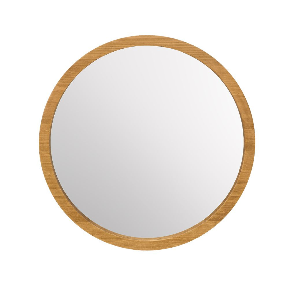 Kulaté zrcadlo Corona 52cm - bezbarvý vosk Corona Zrcadla MHLUS040K