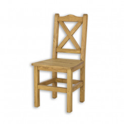 Dřevěná židle z masivní borovice Corona II - odstín přírodní K01 Corona Jídelní židle MHSIL020