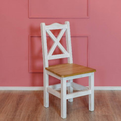Dřevěná židle z masivní borovice Corona II - odstín přírodní K01 Corona Jídelní židle MHSIL020