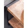 Designový barový regál Chicago z masivního akátového dřeva  Regály MH64094