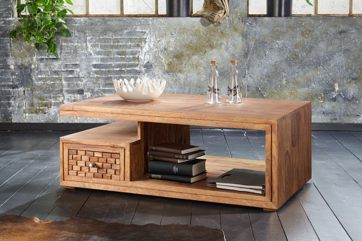 Luxusní konferenční stolek Brick z masivního palisandru - VÝPRODEJ Brick Nábytek MH2148-KW