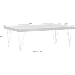 Designový konferenční stolek 110x60 Bone z masivní akácie Bone Konferenční stolky MH68138-110