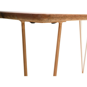 Designový jídelní stůl 100x100 Sunshine z mangového dřeva Sunshine Jídelní stoly MH66029100