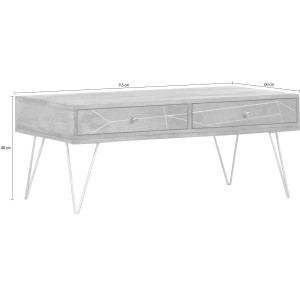 Designový konferenční stolek Sunshine z mangového dřeva Sunshine Komody a šatní skříně MH62588