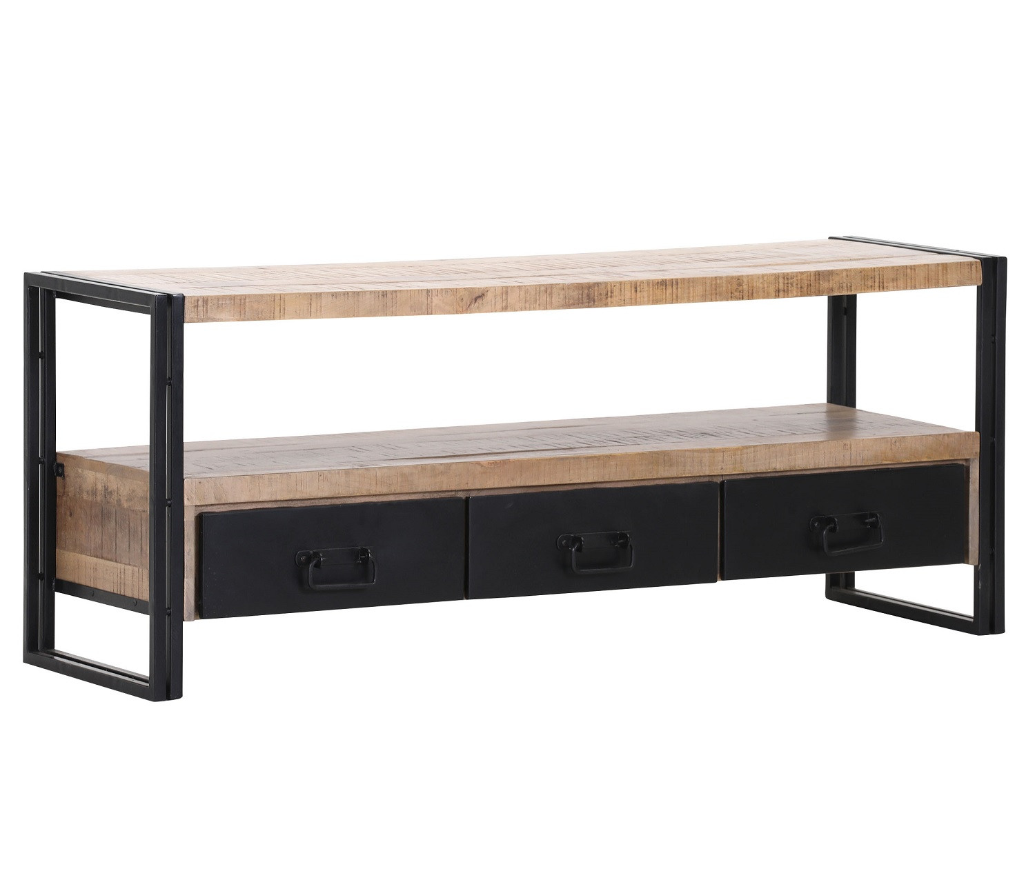 Dřevěný tv stolek Adhill industrální styl Adhil TV stolky a komody MH68850