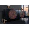 Černá designová komoda Black Mandala 160cm Black Komody 41121