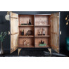 Designová vysoká komoda Black Golden Sunset 120cm Black Místnosti 41303