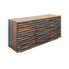 Designový příborník 160 cm Relief palisandr  Komody 39746