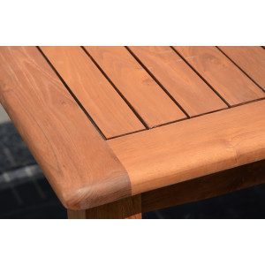 Dřevěný jídelní stůl rozkládací masiv teak - VÝPRODEJ  Jídelní stoly PUK-001