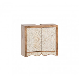 Skříňka pod umyvadlo ručně vyřezávaná Sita z mangového dřeva - VÝPRODEJ Sweet Koupelnové skříňky MH1503X