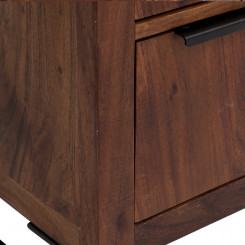 Dřevěná komoda Grace tmavý akát - VÝPRODEJ  Koupelnové skříňky MH5550X