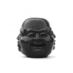 Buddha 4 mood black 21 cm - VÝPRODEJ  Vázy, sochy a sošky RES-045X