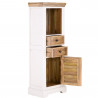 Skříňka do koupelny Agni 40x130x35 z masivu mango - VÝPRODEJ  Koupelnové skříňky MHMLW-03