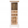 Skříňka do koupelny Agni 40x130x35 z masivu mango - VÝPRODEJ  Koupelnové skříňky MHMLW-03