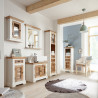 Skříňka do koupelny Agni 40x130x35 z masivu mango - VÝPRODEJ  Koupelnové skříňky MHMLW-03