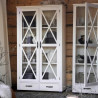 Dřevěná vitrína z masivu Corona Stell - výběr moření Corona Vitríny MHSEL100