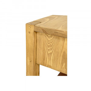 Dřevěný noční stolek Corona Bianco - výběr moření Corona Noční stolky MHPEL120