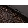 Dřevěná designová komoda Black Mandala mango Black Komody 41105