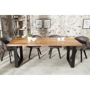 Designový jídelní stůl z masivu Iron Craft Mango 200cm 45mm  Jídelní stoly 38660