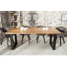 Designový jídelní stůl z masivu Iron Craft Mango 200cm 45mm  Jídelní stoly 38660