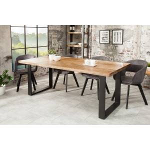 Designový jídelní stůl z masivu Iron Craft Mango 180cm 45mm  Jídelní stoly 38658