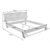 Postel Amazonas 180x200 cm masiv dub Scorpion Postele 43556