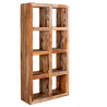 Regál Makassar Smoke 180 CM masiv sheesham Makassar Knihovny a police 43065