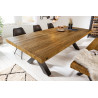 Jídelní stůl Thor X Vintage Brown 240 cm masiv borovice 8cm tloušťka desky  Jídelní stoly 43560
