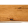 Stolová lavice Thor 180 cm masiv divoký dub tloušťka desky 6cm  Lavice 38807