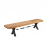 Stolová lavice Thor Natur 200 cm masiv borovice tloušťka desky 8cm  Lavice 40454